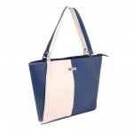 Beau Design Stylish  Blue Color Imported PU Leather Casual Tote Handbag With For Women's/Ladies/Girls